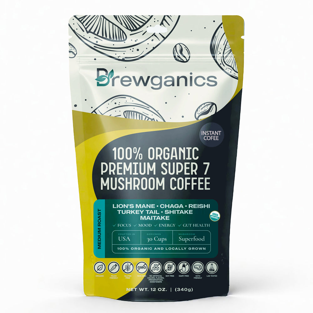 30 Servings Mushroom Instant Coffee