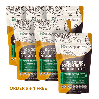 180 Servings Mushroom Coffee